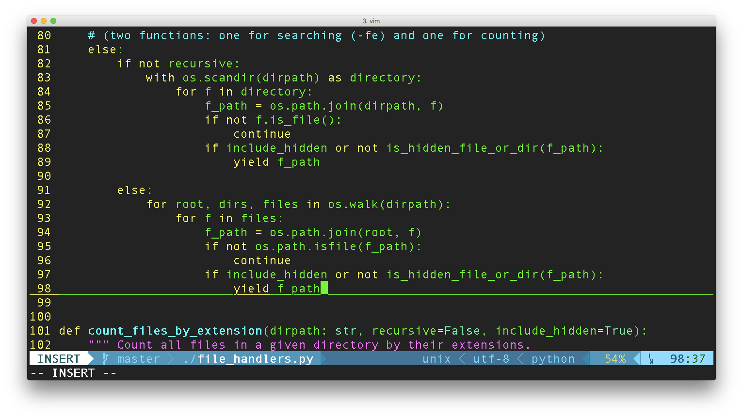 Python generators are great!