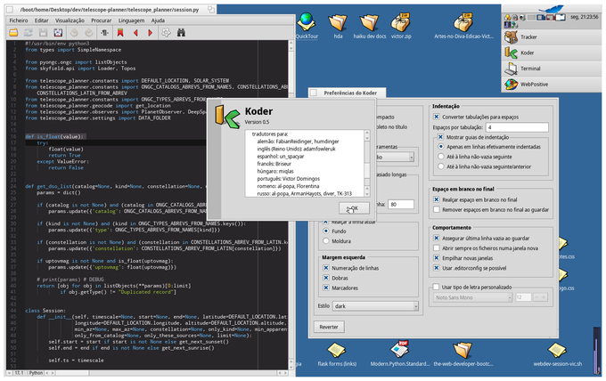 There are new applications translated to Portuguese, and it feels so good!