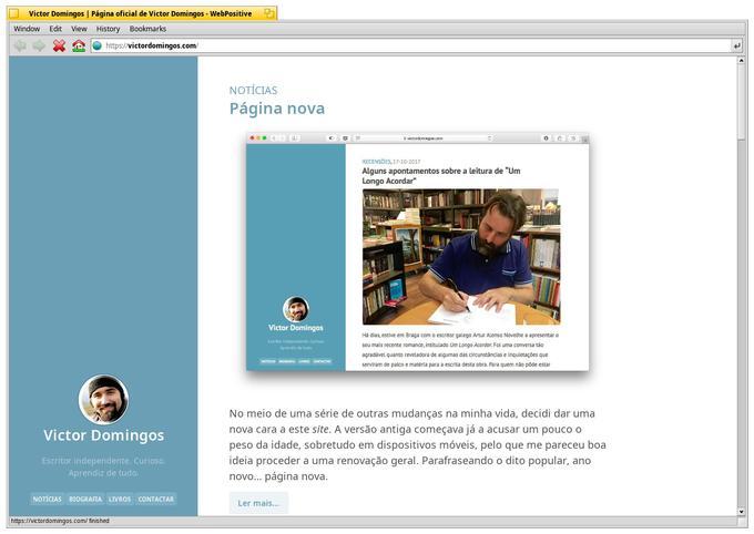 Why and how I have just redesigned my (other) website