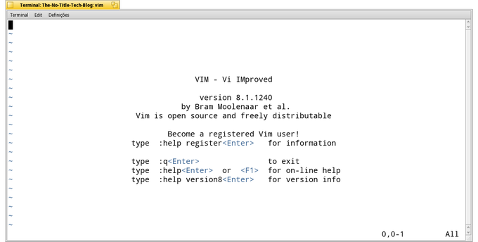 Get started with Vim!