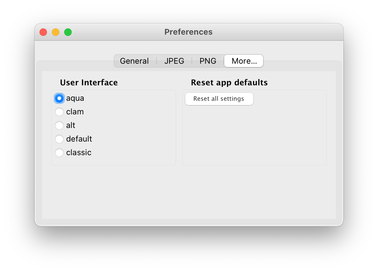 Optimize Images X on Linux Ubuntu 20.04 - aqua theme